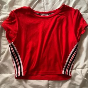 Mandee Sporty Crop Tee
